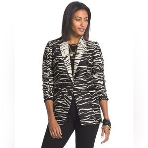 Chico’s Bi-Color Animal Jacket